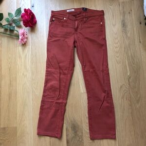 AG jeans - stilt cigarette jeans - red rock
